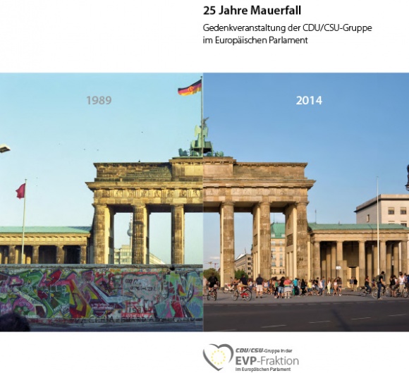 Broschüre: "25 Jahre Mauerfall"